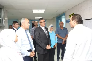 محافظ الجيزة يفتتح توسعات قسم الرعاية المركزة بمستشفى إمبابة 21 - جريدة المساء