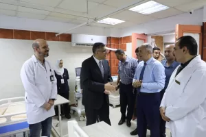 محافظ الجيزة يفتتح توسعات قسم الرعاية المركزة بمستشفى إمبابة 31 - جريدة المساء
