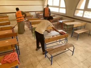 رئيس جهاز الشروق يقود حملة لصيانة ونظافة المدارس قبل العام الدراسي 24 - جريدة المساء