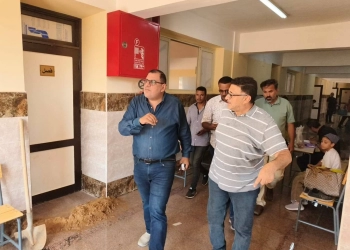 رئيس جهاز الشروق يقود حملة لصيانة ونظافة المدارس قبل العام الدراسي 16 - جريدة المساء