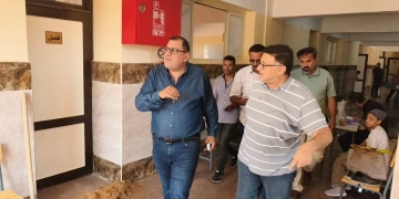 رئيس جهاز الشروق يقود حملة لصيانة ونظافة المدارس قبل العام الدراسي 1 - جريدة المساء