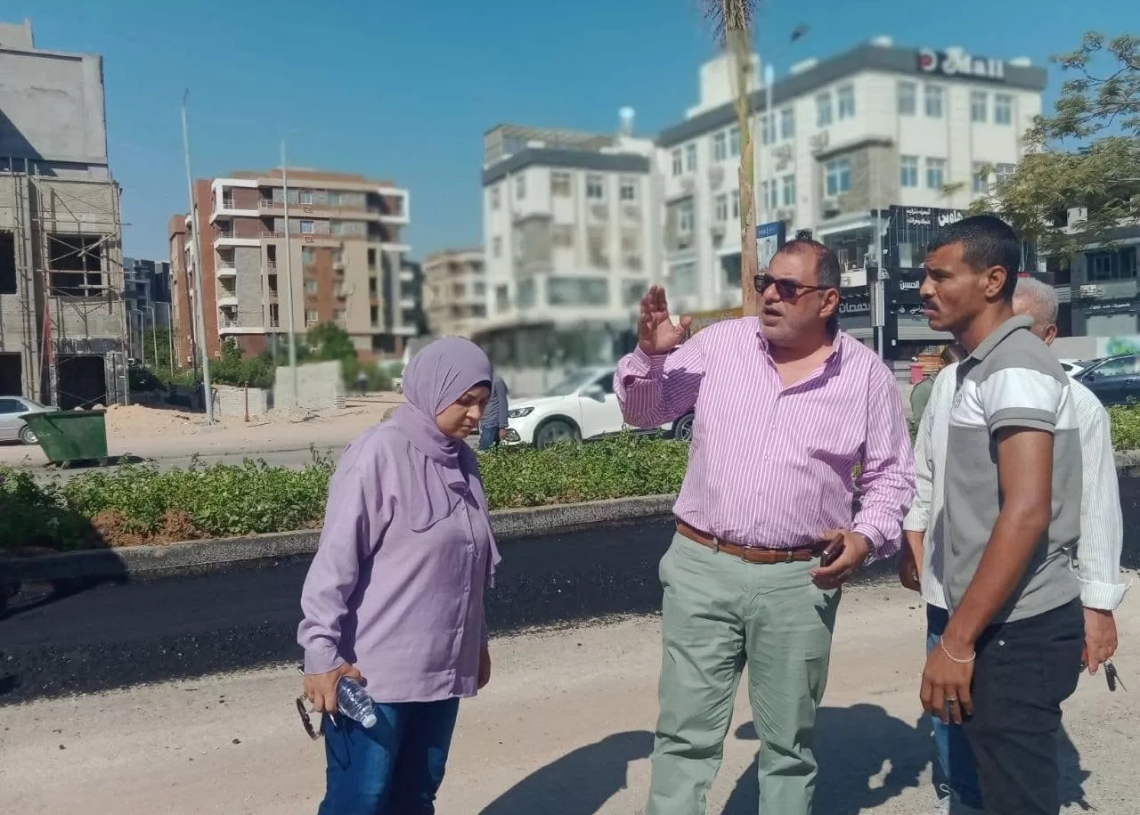 رئيس جهاز الشروق يتابع أعمال توسعة طريق الحرية 19 - جريدة المساء