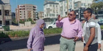 رئيس جهاز الشروق يتابع أعمال توسعة طريق الحرية 1 - جريدة المساء