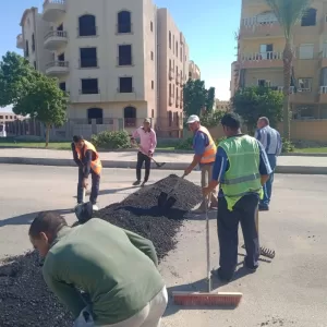 رئيس جهاز الشروق يتابع أعمال توسعة طريق الحرية 23 - جريدة المساء