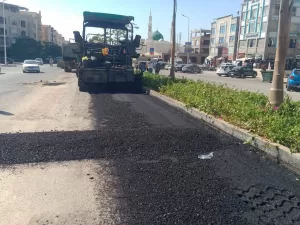 رئيس جهاز الشروق يتابع أعمال توسعة طريق الحرية 25 - جريدة المساء