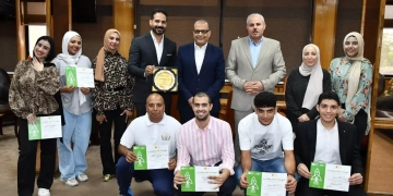 جامعة الإسماعيلية الأهلية تكرم الفائزين في ملتقى الجلالة 2 - جريدة المساء جامعة الإسماعيلية الأهلية تكرم الفائزين في ملتقى الجلالة 1 - جريدة المساء