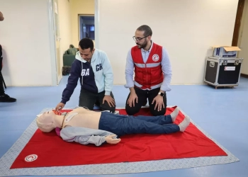 تدريبات الهلال الأحمر المصرى حول الإسعافات الأولية