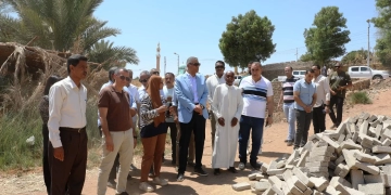 محافظ أسوان يتفقد مشروع الصرف الصحى بغرب سهيل بتكلفة 350 مليون جنيه 1 - جريدة المساء