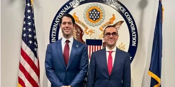 وزير الاستثمار والتجارة الخارجية ، الرئيس التنفيذي للمؤسسة الأمريكية للتمويل من أجل التنمية، واشنطن