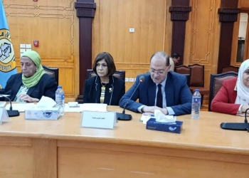 مستشارة الوزيرة خلال الورشة