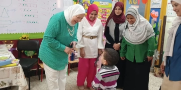 وكيل الوزارة تجري زيارة مفاجئة لمدرسة محمود حمد الرسمية لغات في بني سويف 1 - جريدة المساء