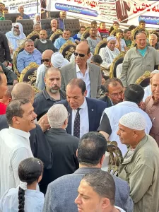 آلاف الأهالي يهتفون للوطن في مؤتمر حاشد تأييدًا للواء عبد الله لاشين بقرية الحمادين 73 - جريدة المساء