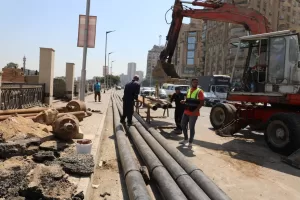 محافظ الجيزة يعلن الانتهاء من أعمال الحفر النفقي لكابلات تغذية محطات مياه جزيرة الذهب 27 - جريدة المساء