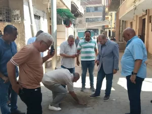 بالصور.. نائب محافظ الجيزة يتابع ميدانيا تطوير طريق الحفرية بين محور كمال عامر وأوسيم 25 - جريدة المساء