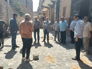 بالصور.. نائب محافظ الجيزة يتابع ميدانيا تطوير طريق الحفرية بين محور كمال عامر وأوسيم 51 - جريدة المساء