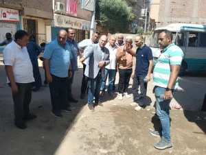 بالصور.. نائب محافظ الجيزة يتابع ميدانيا تطوير طريق الحفرية بين محور كمال عامر وأوسيم 59 - جريدة المساء