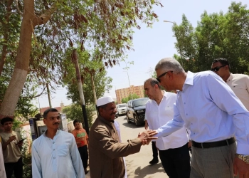 عقب أدائه لصلاة الجمعة..محافظ أسوان يستمع لمطالب الأهالى واحتياجاتهم 24 - جريدة المساء