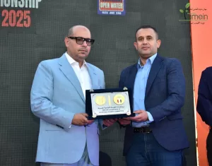 رئيس جهاز مدينة العلمين الجديدة يشهد إفتتاح بطولة العالم للسباحة بالزعانف ببورتو مارينا 21 - جريدة المساء