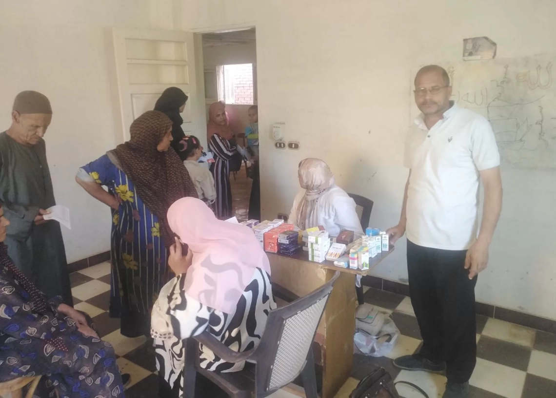 جامعة مدينة السادات تدشن قافلة طبية ومشروع تنموى بقرية كفر العشري مركز منوف 19 - جريدة المساء