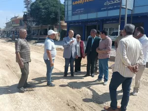 جولة ميدانية لنائب محافظ الجيزة بمركز منشأة القناطر 31 - جريدة المساء