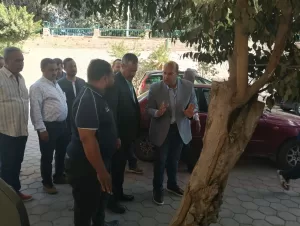 جولة ميدانية لنائب محافظ الجيزة بمركز منشأة القناطر 49 - جريدة المساء