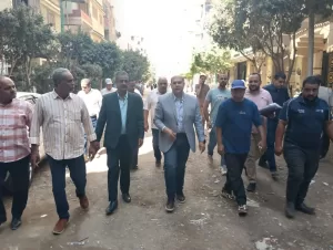 جولة ميدانية لنائب محافظ الجيزة بمركز منشأة القناطر 55 - جريدة المساء
