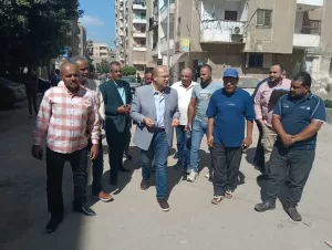 جولة ميدانية لنائب محافظ الجيزة بمركز منشأة القناطر 57 - جريدة المساء