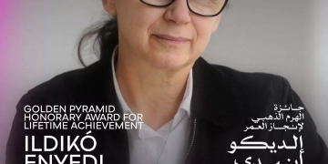 تكريم المجرية "إلديكو إنيدي" بجائزة الهرم الذهبي في مهرجان القاهرة السينمائي 1 - جريدة المساء