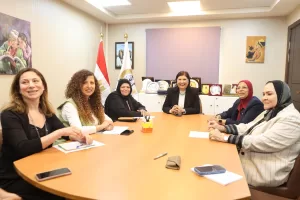 نسرين البغدادي تستعرض جهود ملف تمكين المرأة أمام وفد إئتلاف البرلمانيات العرب 18 - جريدة المساء