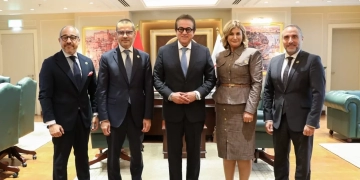 وزير الصحة يستقبل وفد المجلس التنفيذي لاتحاد المستشفيات العربية لبحث سبل التعاون في دعم القطاع الصحي 2 - جريدة المساء وزير الصحة يستقبل وفد المجلس التنفيذي لاتحاد المستشفيات العربية لبحث سبل التعاون في دعم القطاع الصحي 1 - جريدة المساء