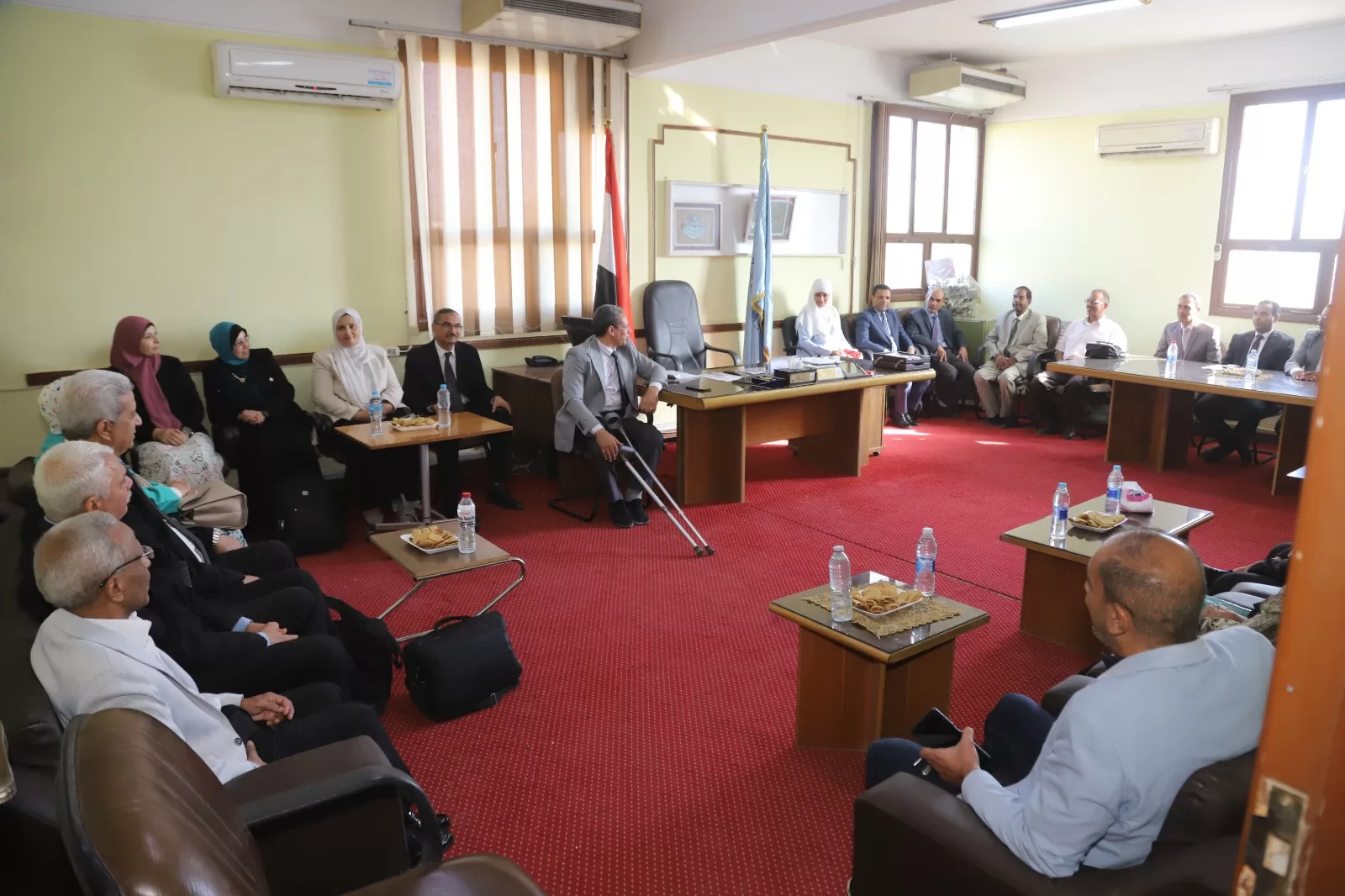 رئيس جامعة قنا يستقبل وفد الهيئة القومية لضمان جودة التعليم 51 - جريدة المساء