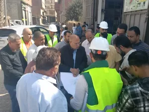 نائب محافظ الحيزة يتابع مشروع الصرف الصحي بقرية منيل شيحة: تنفيذ الوصلات المنزلية قريبا 85 - جريدة المساء