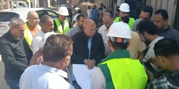 نائب محافظ الحيزة يتابع مشروع الصرف الصحي بقرية منيل شيحة: تنفيذ الوصلات المنزلية قريبا 61 - جريدة المساء