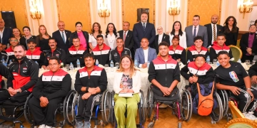 "مايا مرسي" تكرم أبطال مصر في كرة السلة للكراسي المتحركة 1 - جريدة المساء