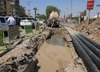 محافظ الجيزة يعلن الانتهاء من أعمال الحفر النفقي لكابلات تغذية محطات مياه جزيرة الذهب 17 - جريدة المساء