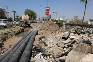 محافظ الجيزة يعلن الانتهاء من أعمال الحفر النفقي لكابلات تغذية محطات مياه جزيرة الذهب 29 - جريدة المساء