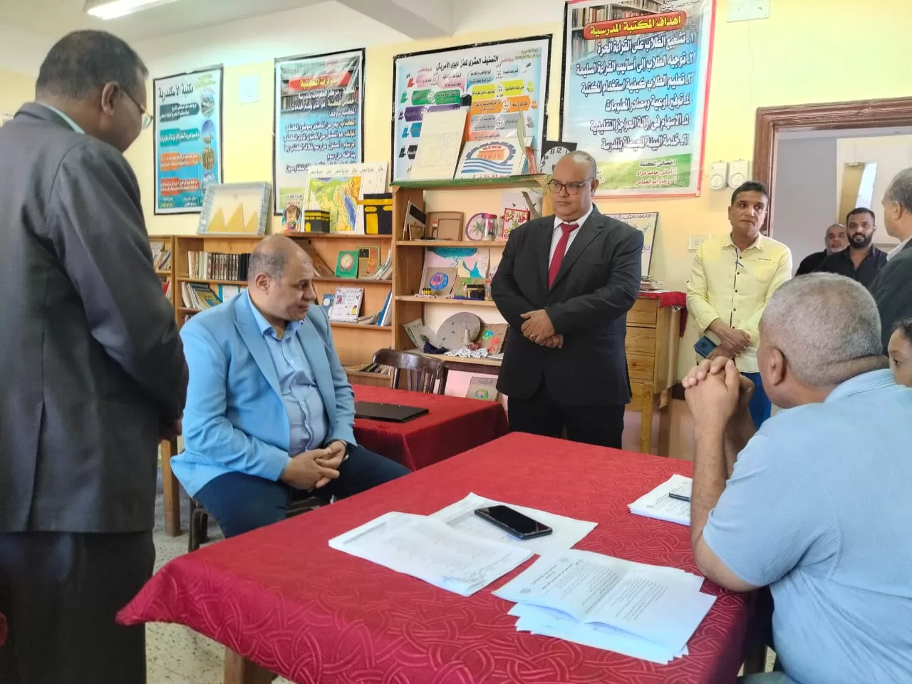 مدير تعليم قنا يتابع انطلاق البرنامج القومي لتنمية مهارات اللغة العربية بـ100 مدرسة 23 - جريدة المساء