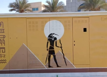 محافظ الجيزة: تجميل الأكشاك الكهربائية برسومات فرعونية تعكس الحضارة المصرية على الطرق المؤدية للمتحف الكبير 17 - جريدة المساء