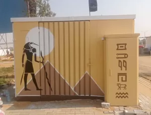 محافظ الجيزة: تجميل الأكشاك الكهربائية برسومات فرعونية تعكس الحضارة المصرية على الطرق المؤدية للمتحف الكبير 26 - جريدة المساء محافظ الجيزة: تجميل الأكشاك الكهربائية برسومات فرعونية تعكس الحضارة المصرية على الطرق المؤدية للمتحف الكبير 25 - جريدة المساء