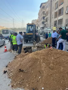 رئيس حي الهرم: إصلاح كسر خط المياه بحدائق الأهرام وعودة الخدمة 33 - جريدة المساء
