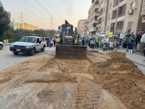 رئيس حي الهرم: إصلاح كسر خط المياه بحدائق الأهرام وعودة الخدمة 45 - جريدة المساء