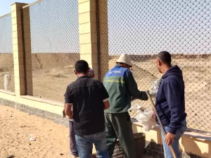 بالصور.. رفع كفاءة سور المنطقة الأثرية بالطريق السياحي استعدادًا لافتتاح المتحف المصري الكبير 35 - جريدة المساء