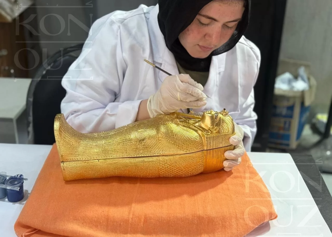 مصر تخلّد فعالية افتتاح المتحف الكبير بدعوة فنية.. مستوحاة من تابوت الملك الذهبي 19 - جريدة المساء