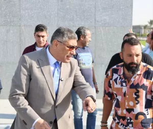 محافظ الجيزة يتفقد اللمسات النهائية لأعمال التطوير والتجميل استعدادا لافتتاح المتحف الكبير 25 - جريدة المساء