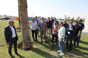 محافظ الجيزة يتفقد اللمسات النهائية لأعمال التطوير والتجميل استعدادا لافتتاح المتحف الكبير 31 - جريدة المساء