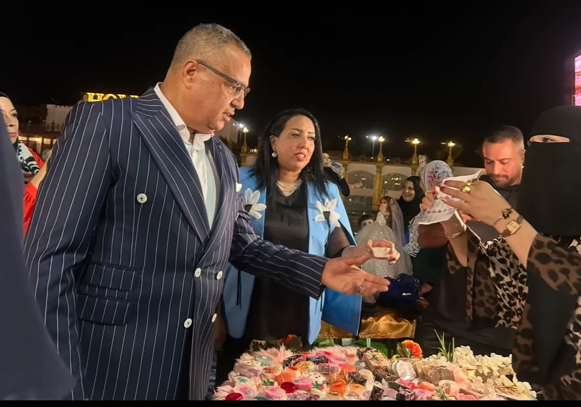 افتتاح معرض الفن التشكيلى والحرف البدوية التراثية بمهرجان مصر الدولى لكنوز الابداع 18 - جريدة المساء