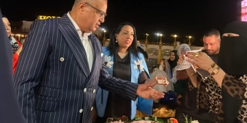 افتتاح معرض الفن التشكيلى والحرف البدوية التراثية بمهرجان مصر الدولى لكنوز الابداع 1 - جريدة المساء