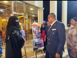 افتتاح معرض الفن التشكيلى والحرف البدوية التراثية بمهرجان مصر الدولى لكنوز الابداع 24 - جريدة المساء