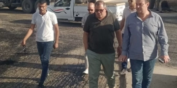 جهاز الشروق يواصل أعمال تطوير الطرق وتنفيذ شبكة صرف بجنيفة 1 - جريدة المساء