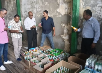 ضبط عصائر مجهولة..وتحرير 4 محاضر بجلبانة القنطرة شرق 21 - جريدة المساء